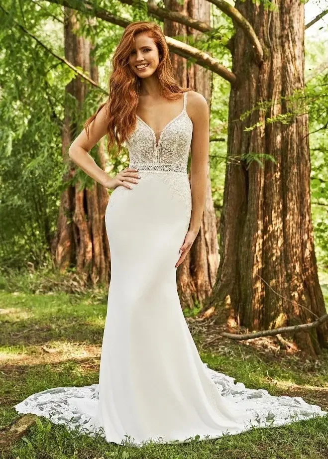 Model wearing a Mermaid dress