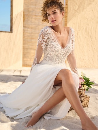 Maggie Sottero RACHEAL (23RT627A01 - Unlined Bodice) #0 default All Ivory (gown with Ivory Illusion) thumbnail