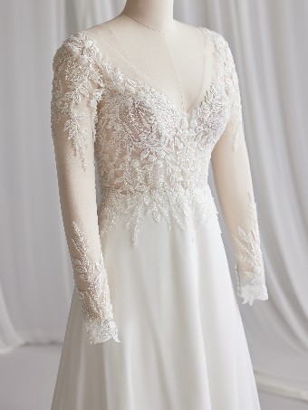 Maggie Sottero RACHEAL (23RT627A01 - Unlined Bodice) #2 All Ivory (gown with Ivory Illusion) thumbnail