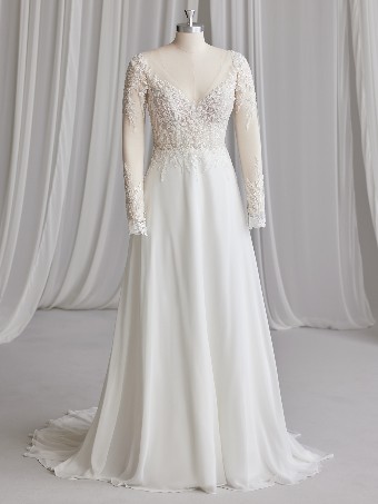 Maggie Sottero RACHEAL (23RT627A01 - Unlined Bodice) #3 All Ivory (gown with Ivory Illusion) thumbnail