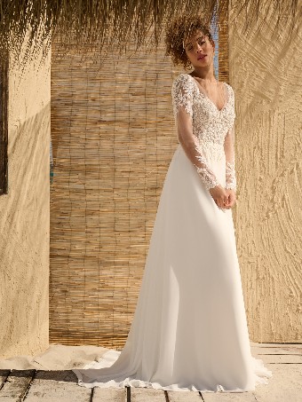 Maggie Sottero RACHEAL (23RT627A01 - Unlined Bodice) #1 All Ivory (gown with Ivory Illusion) thumbnail