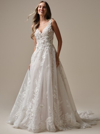 Maggie Sottero MAGNOLIA (25MK299A01 - Unlined bodice, Sparkle tulle) #2 All Ivory (gown with Ivory Illusion) thumbnail