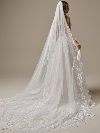 Maggie Sottero MAGNOLIA (25MK299A01 - Unlined bodice, Sparkle tulle) #4 default All Ivory (gown with Ivory Illusion) thumbnail