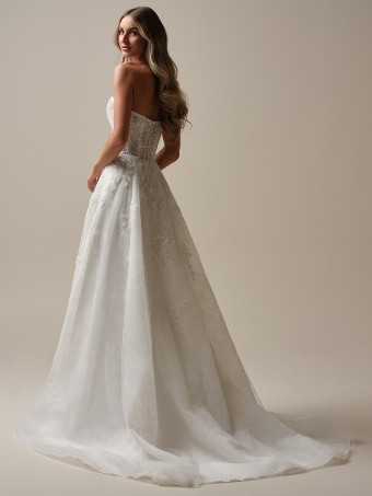 Maggie Sottero BILLIE (25RN320A01 - Unlined bodice) #2 Ivory/Silver Accent (gown with Ivory Illusion) thumbnail