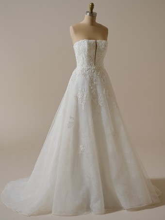 Maggie Sottero BILLIE (25RN320A01 - Unlined bodice) #4 default Ivory/Silver Accent (gown with Ivory Illusion) thumbnail