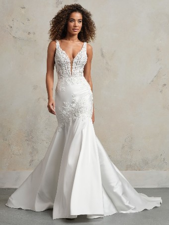 Maggie Sottero ANDREA (24RN816A01 - Unlined bodice) #0 default Ivory (gown with Natural Illusion) thumbnail