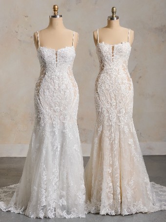Maggie Sottero ADMINA (24MZ767A01 - Floral glitter tulle) #4 All Ivory (gown with Ivory Illusion) thumbnail