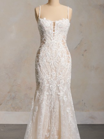 Maggie Sottero ADMINA (24MZ767A01 - Floral glitter tulle) #3 All Ivory (gown with Ivory Illusion) thumbnail