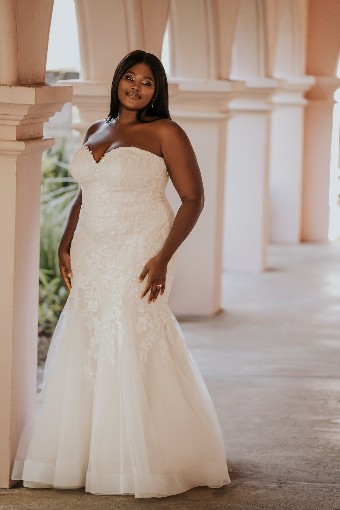 Allure Bridals 9960L #0 default Ivory/Champagne/Nude thumbnail